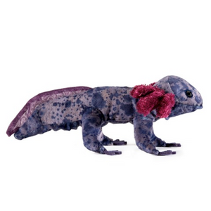 Black Axolotl Finger Puppet