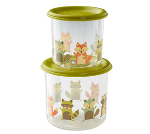 Sugarbooger Fox Tupperware Set of 2 Lg