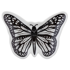 B&W Butterfly Trinket Tray B&W Butterfly Trinket Tray