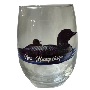 NH Loon Stemless Glass