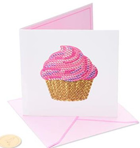 Judith Leiber Pink Cupcake Birthday Card Judith Leiber Pink Cupcake Birthday Card
