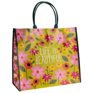 Life Is Beautiful Large Tote Bag Life Is Beautiful Large Tote Bag