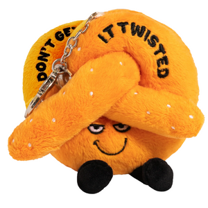 "Don't Get It Twisted" Pretzel Plushie Keychain "Don't Get It Twisted" Pretzel Plushie Keychain