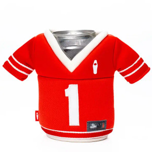 The Gridiron Risky Red & Sandy White Can Cooler The Gridiron Risky Red & Sandy White Can Cooler