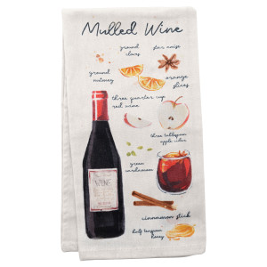Mulled Wine Spirits Tea Towel Mulled Wine Spirits Tea Towel