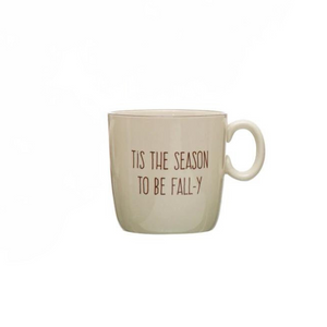 Stoneware Tis The Season Mug Stoneware Tis The Season Mug