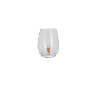 Reindeer Stemless Wine Glass Reindeer Stemless Wine Glass