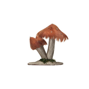 Foam & Feather Mushroom Sitter Foam & Feather Mushroom Sitter