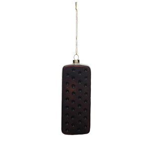 Ice Cream Sandwich Glass Ornament Ice Cream Sandwich Glass Ornament
