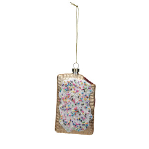 Pop Tart Glass Ornament Pop Tart Glass Ornament