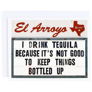 Tequila Bottled Up Card Tequila Bottled Up Card