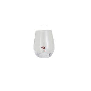 Snowman with Striped Hat Stemless Wine Glass Snowman with Striped Hat Stemless Wine Glass