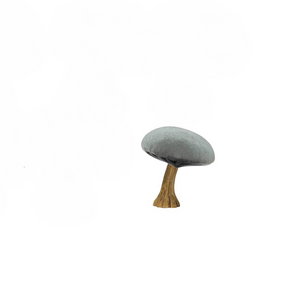 Grey Velvet Mushroom with Resin Stem Grey Velvet Mushroom with Resin Stem