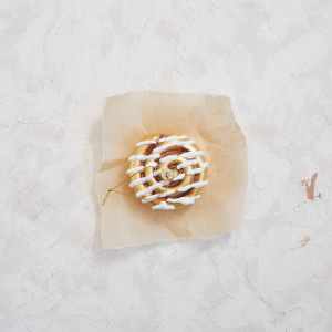 Champagne Bottle with Resin Santa Glass Ornament