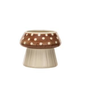 Stoneware Mushroom Planter Stoneware Mushroom Planter