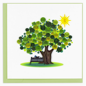 Quilled Summer Tree Card Quilled Summer Tree Card