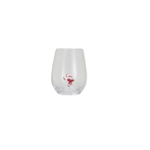 Candy Cane Stemless Wine Glass Candy Cane Stemless Wine Glass