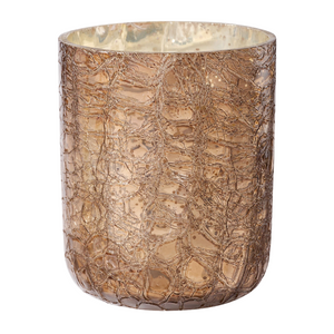 Woodfire Small Boxed Crackle Glass Candle Woodfire Small Boxed Crackle Glass Candle