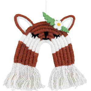 Fox Rainbow Wrap Ornament Fox Rainbow Wrap Ornament