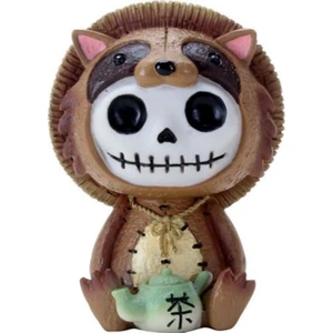 Tanuki Skeleton Figurine