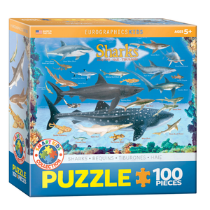 Sharks 100 Piece Puzzle