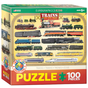 Trains 100 Piece Puzzle
