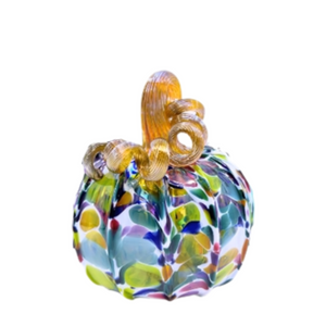 Mini Jewel Multi Glass Pumpkin Mini Jewel Multi Glass Pumpkin