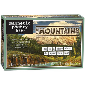 The Mountains Magnetic Poetry Kit The Mountains Magnetic Poetry Kit