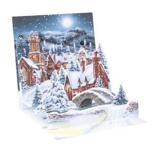 Pop-up Midnight Village Card Pop-up Midnight Village Card