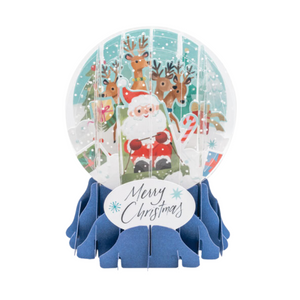 Snowglobe Sledding Santa Snowglobe Sledding Santa