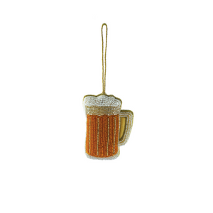 Orange Beer Glass Ornament Orange Beer Glass Ornament