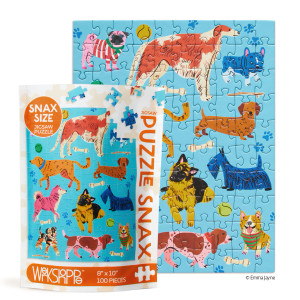 Snax Pooches Playtime 100 Piece Puzzle
