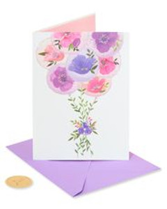 Painterly Balloons Birthday Card