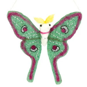 Luna Moth Ornament