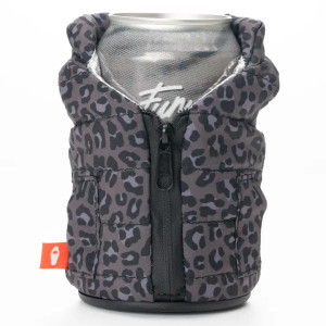 Puffy Vest Black Leopard Puffy Vest Black Leopard