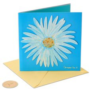 Blue Flower Birthday Card Blue Flower Birthday Card