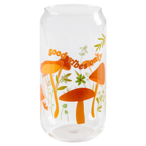 Mushroom Beer Can Glass