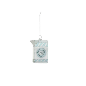 Non-Dairy Milk Carton Coconut Milk Ornament Non-Dairy Milk Carton Coconut Milk Ornament