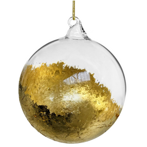 Ball with Gold Leaf Ornament Ball with Gold Leaf Ornament