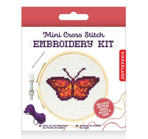 Mini Cross Stitch Embroidery Kit Butterfly