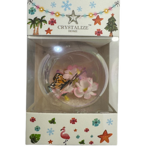 Ornament With Crystal Butterfly Monarch Ornament With Crystal Butterfly Monarch