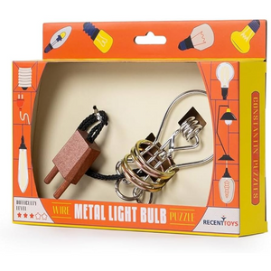 Metal Light Bulb Brainteaser