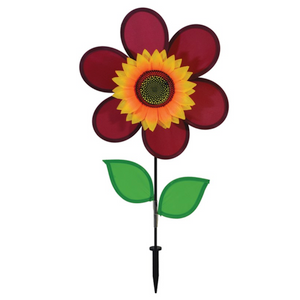 12" Maroon Flower Spinner 12" Maroon Flower Spinner