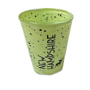 Speckled Green NH with Moose Shot Glass Speckled Green NH with Moose Shot Glass