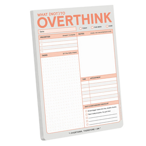 What Not Overthink Pastel Notepad What Not Overthink Pastel Notepad