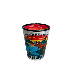 Moose and Loon Shot Glass Moose and Loon Shot Glass