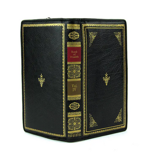 Black Vintage Book Wallet Black Vintage Book Wallet