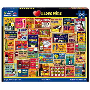 I Love Wine 1000 Piece Puzzle