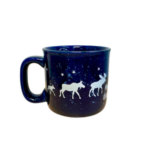 Camp Moose At Night Mug Camp Moose At Night Mug