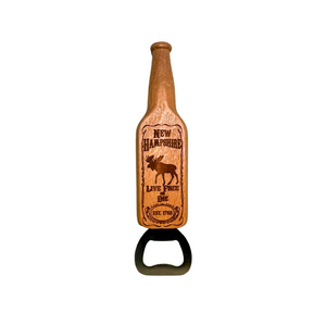 Bottle Opener Wooden with Moose Bottle Opener Wooden with Moose